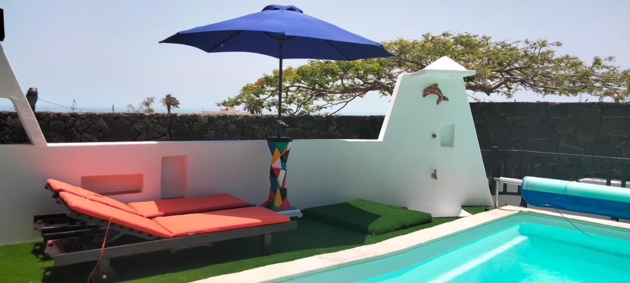 Aptos Con Piscina El Flamboyan 1 Teseguite エクステリア 写真
