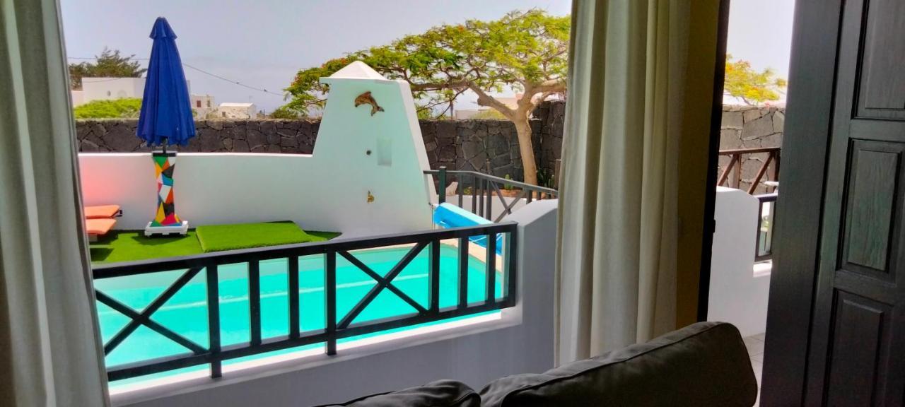 Aptos Con Piscina El Flamboyan 1 Teseguite エクステリア 写真